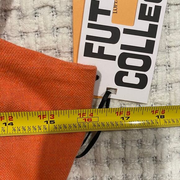 Future Collective Jenny K Lopez Orange Square Crop Top Size SMALL - Picture 6 of 8